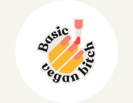 The Basic Vegan Bitch badge