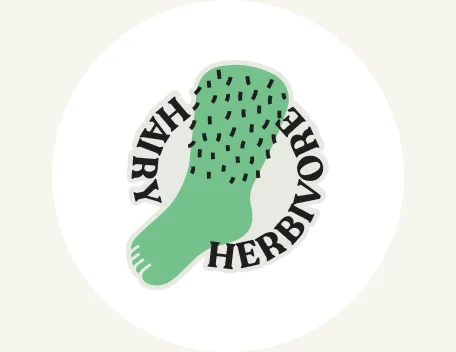 The Hairy Herbivore badge