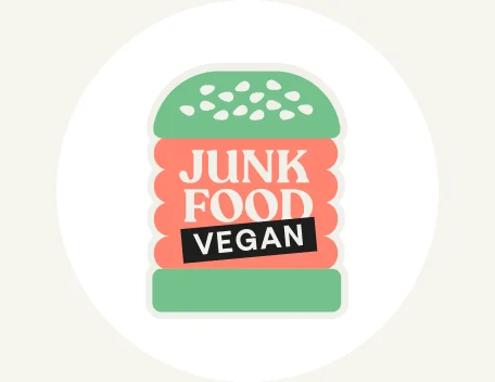 The Junk Food Vegan badge