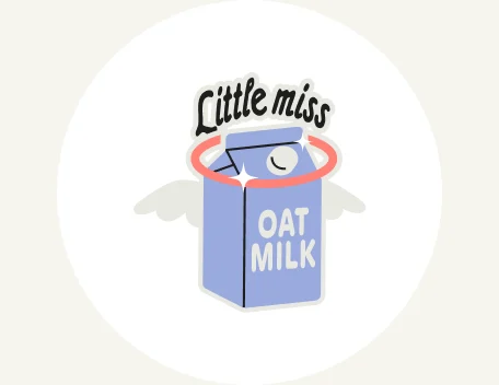 The Little Miss Oat Milk badge