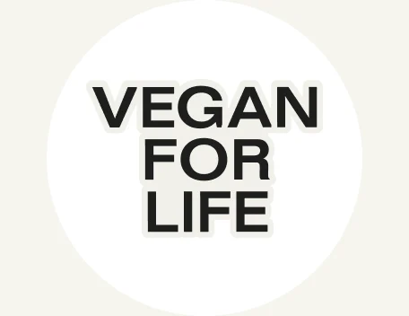 The Vegan For Life badge