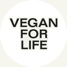 Vegan For Life badge